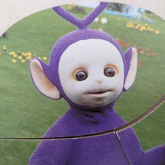 Vintage Tinky Winky Teletubbies Puzzle Pieces - Picture 6 of 6